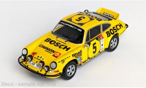Modelauto Porsche 911 RS Carrera East African Safari Rally 1973 #5 1/43 Trofeu