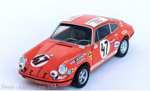 Modelauto Porsche 911 S S 24h Le Mans 1970 Ecurie Luxembourg #47 1/43 Trofeu