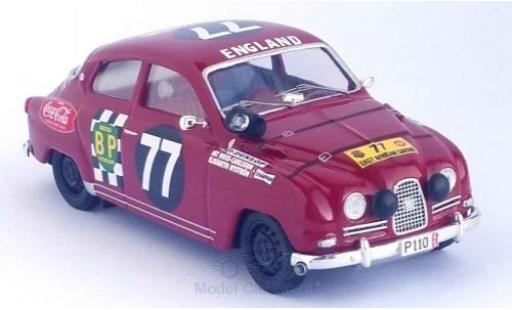 Modelauto Saab 96 Safari Rally No.77 East African 15 P.Moss/E.Nystrom 1/43 Trofeu