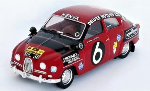 Modelauto Saab 96 Safari Rally RHD No.6 East African 13 A.Nazir/M.Bhardwaj 1/43 Trofeu