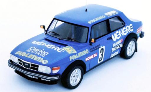 Modelauto Saab 99 Rally Sweden No.3 Publimmo WM Zweden 1981 S.Blomqvist/B.Cederberg 1/43 Trofeu
