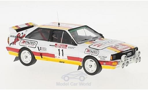 Modelauto Audi Quattro a2 No.11 Rally New Zealand 1985 M.Stewart/D.Parkhill 1/43 Trofeu