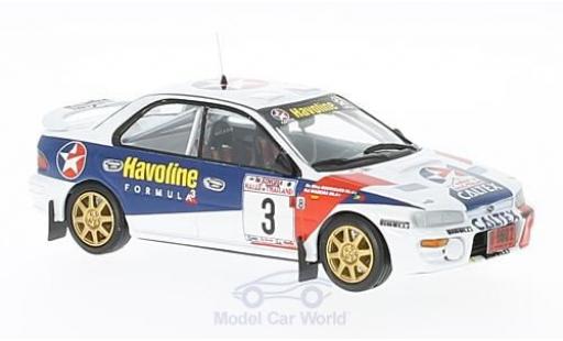 Modelauto Subaru Impreza WRC 4x4 Turbo No.3 Rally Thailand 1997 R.Madeira/N.R.Silva 1/43 Trofeu