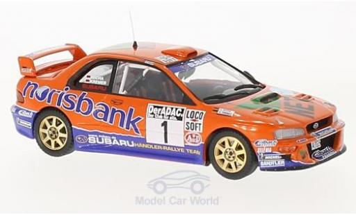 Modelauto Subaru Impreza WRC S4 WRC98 No.1 Norisbank Rally DM Rally Duitsland 2000 A.Kremer/K.Wicha 1/43 Trofeu