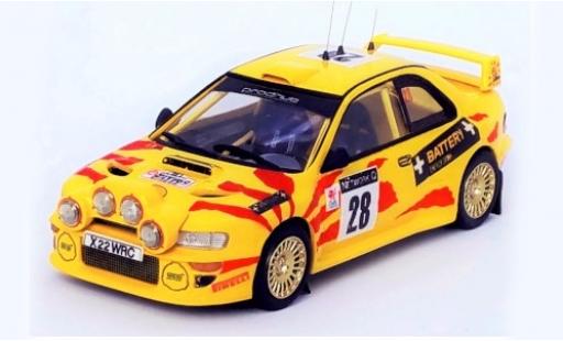 Modelauto Subaru Impreza WRC No.28 Prodrive RAC Rally 2002 M.Hirvonen/J.Lehtinen 1/43 Trofeu