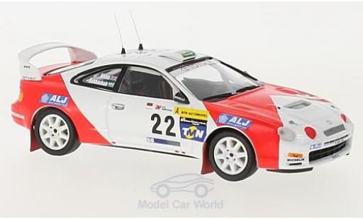 Modelauto Toyota Celica ST205 No.22 Marlboro Rally WM Rally Portugal 1998 met Decals A.Bakhashab/B.Willis 1/43 Trofeu