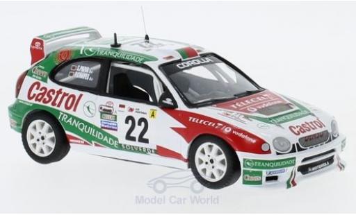 Modelauto Toyota Corolla WRC No.22 Rally WM Rally Portugal 2001 P.Matos Chaves/S.Paiva 1/43 Trofeu
