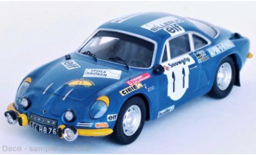 Modelauto Alpine A110 rallye Renault No.11 Rally WM Rally Su&Atilde;&uml;de 1973 1/43 Trofeu