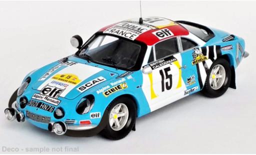 Modelauto Alpine A110 rallye Renault No.15 Rally WM Safari Rally 1974 1/43 Trofeu