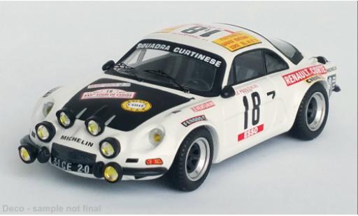 Modelauto Alpine A110 rallye Renault No.18 Rally WM Tour de Corse 1978 1/43 Trofeu