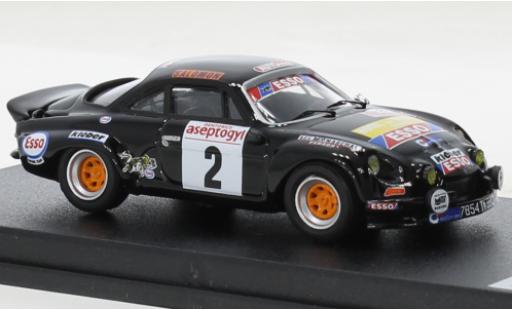 Modelauto Alpine A110 rallye Renault No.2 Rally du Mont Wit 1976 1/43 Trofeu