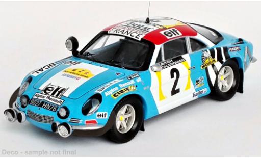 Modelauto Alpine A110 rallye Renault No.2 Rally WM Safari Rally 1974 1/43 Trofeu