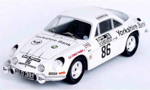 Modelauto Alpine A110 rallye Renault No.86 RAC Rally 1972 1/43 Trofeu