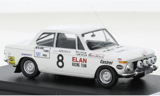 Modelauto Bmw 2002 ti No.8 Rally Monte Carlo 1971 1/43 Trofeu