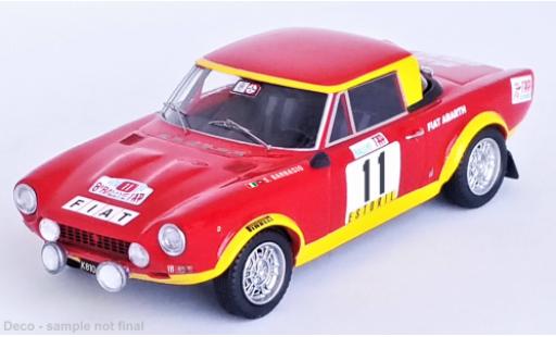 Modelauto Fiat 124 Abarth Rally No.11 Rally WM Rally Portugal 1974 1/43 Trofeu