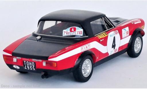 Modelauto Fiat 124 Abarth Rally No.4 Rally WM Rally Portugal 1973 1/43 Trofeu