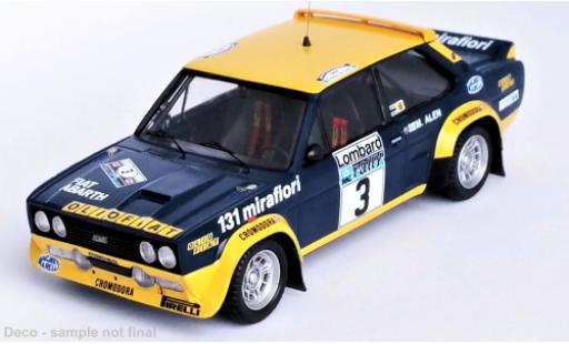 Modelauto Fiat 131 Abarth No.3 Olio Rally WM RAC Rally 1976 1/43 Trofeu