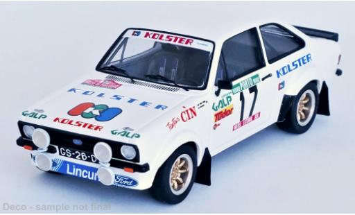Modelauto Ford Escort Rally MK II No.17 WM Portugal 1983 1/43 Trofeu