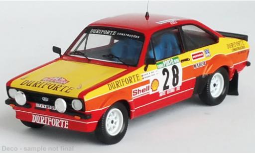 Modelauto Ford Escort Rally MK II No.28 WM Portugal 1983 1/43 Trofeu