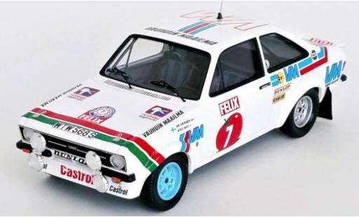 Modelauto Ford Escort RS 1800 Mk II No.7 Rally WM 1000 Lakes Rally 1978 1/43 Trofeu