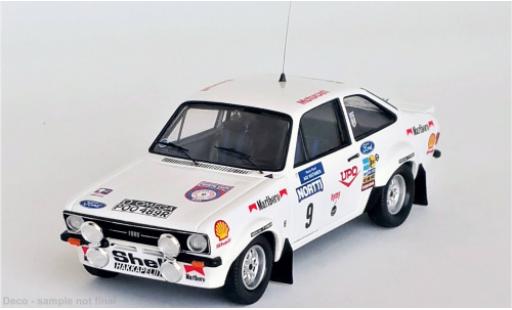 Modelauto Ford Escort RS 1800 Mk II No.9 Rally WM 1000 Lakes Rally 1976 1/43 Trofeu