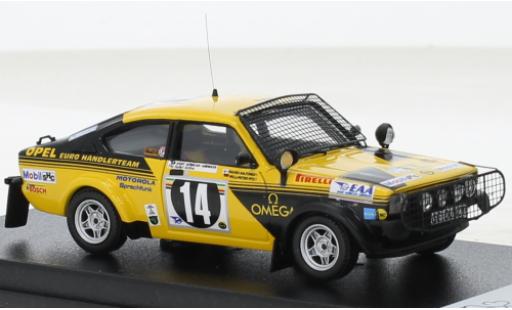 Modelauto Opel Kadett C GT/E C No.14 Rally WM Safari Rally 1976 1/43 Trofeu