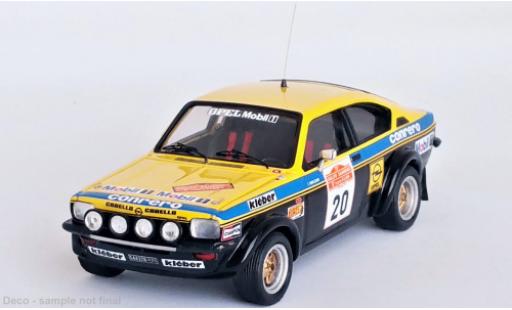 Modelauto Opel Kadett C GT/E C No.20 Rally WM Rally San Remo 1977 1/43 Trofeu