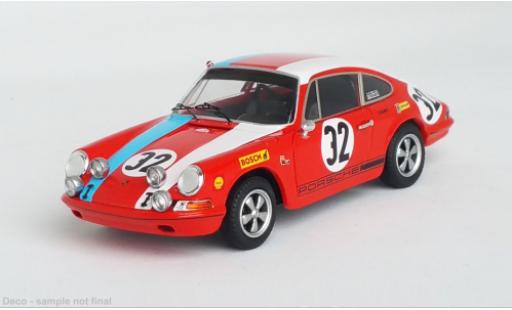 Modelauto Porsche 911 Base L No.32 24h Spa 1968 1/43 Trofeu