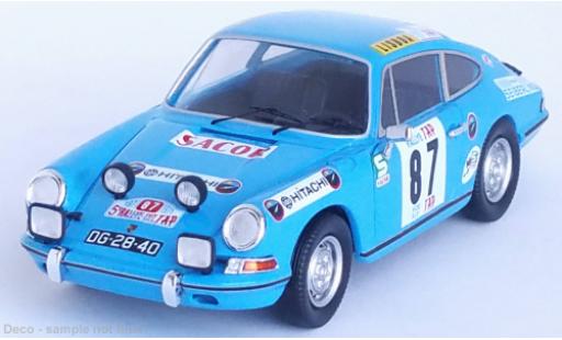Modelauto Porsche 911 Base L No.87 Rally Portugal 1971 1/43 Trofeu