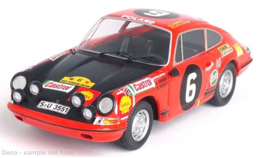Modelauto Porsche 911 S S No.6 Safari Rally 1970 1/43 Trofeu