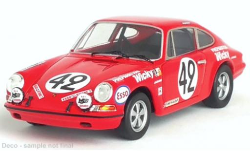 Modelauto Porsche 911 T T No.42 24h Le Mans 1969 1/43 Trofeu
