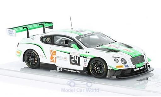 Modelauto Bentley Continental course GT3 RHD No.24 Witpain GT Series 24h Spa 2016 A.Meyrick/T.Onslow-Cole/I.Loggie 1/43 TrueScale Miniatures