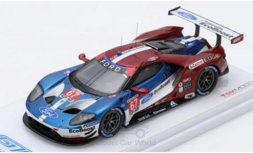 Modelauto Ford GT GTE No.67 Chip Ganassi Team USA 24h Daytona 2018 R.Briscoe/S.Dixon/R.Westbrook 1/43 TrueScale Miniatures