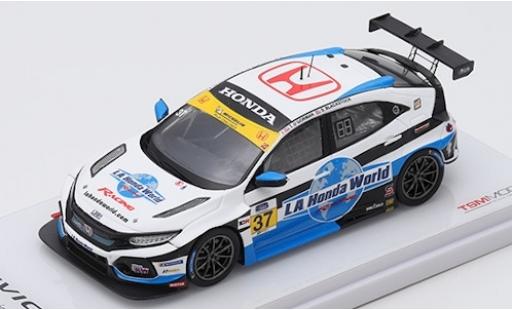 Modelauto Honda Civic Type R TCR No.37 LA World Racing 24h Daytona 2019 T.O Gorman/S.Blackstock 1/43 TrueScale Miniatures