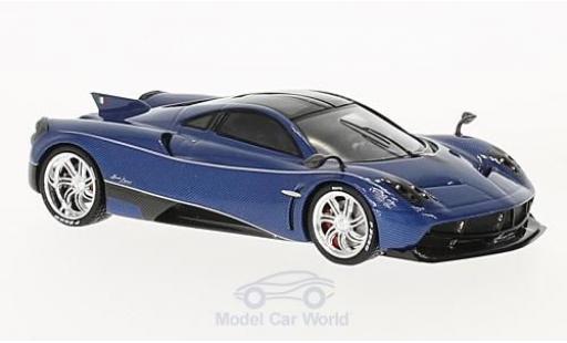 Modelauto Pagani Huayra Base Dinastia Baxia blauw/carbon 1/43 TrueScale Miniatures