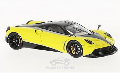Modelauto Pagani Huayra Base Pacchetto Tempesta geel/zwart 2016 1/43 TrueScale Miniatures