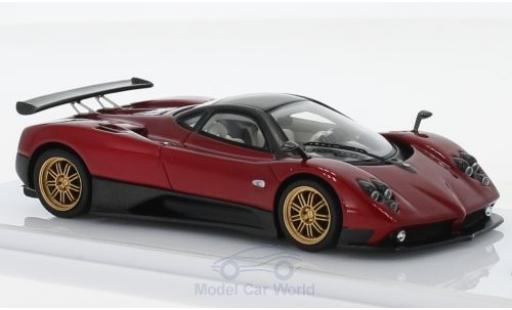Modelauto Pagani Zonda R F metallic rood/carbon 2006 1/43 TrueScale Miniatures