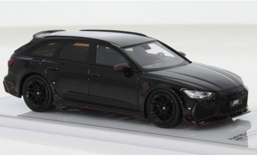 Modelauto Audi RS6 avant Johann departement Signature Edition zwart 1/43 TrueScale Miniatures
