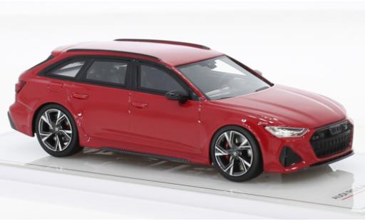 Modelauto Audi RS6 avant rood 1/43 TrueScale Miniatures