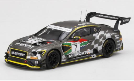 Modelauto Bentley Continental course GT3 No.7 M-Sport Team Intercontinental GT Challenge 9h Kyalami 2020 1/43 TrueScale Miniatures