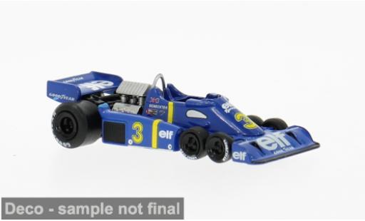 Modelauto Tyrrell P34 1976 formule 1 Elf #3 J.Scheckter 1/87 Brekina