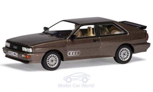 Modelauto Audi Quattro coupe metallic bruin RHD 1/43 Vanguards