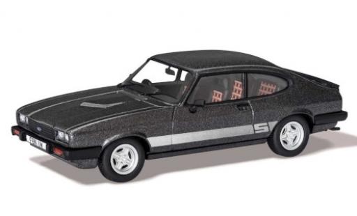 Modelauto Ford Capri 3.0S MkIII metallic grijs/grijs RHD 1978 1/43 Vanguards
