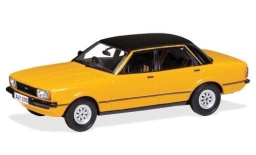 Modelauto Ford Cortina S MkIV 2.3S oranje/zwart RHD 1976 1/43 Vanguards