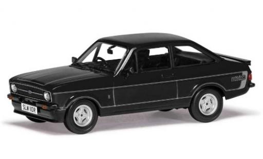 Modelauto Ford Escort Mexico MkII RS zwart/grijs RHD 1/43 Vanguards