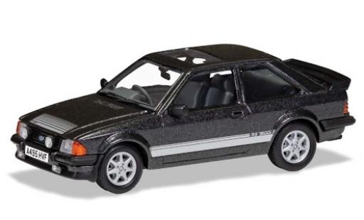 Modelauto Ford Escort RS 1600i MkIII RS1600i metallic grijs RHD 1983 1/43 Vanguards