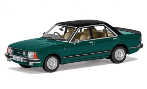 Modelauto Ford Granada Berlina MkII 2.8i Ghia groen/mat-bruin RHD 1977 1/43 Vanguards