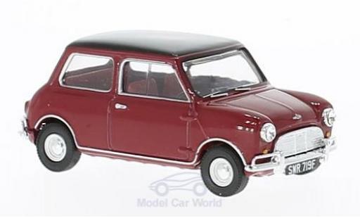 Modelauto Mini Cooper S Mk1 rood/zwart RHD 1/43 Vanguards
