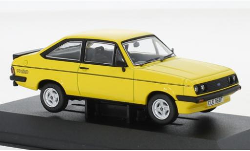 Modelauto Ford Escort RS 2000 MkII RS2000 geel RHD 1/43 Vanguards