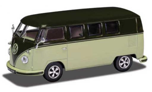 Modelauto Volkswagen T1 Base Camper groen/groen RHD 1/43 Vanguards